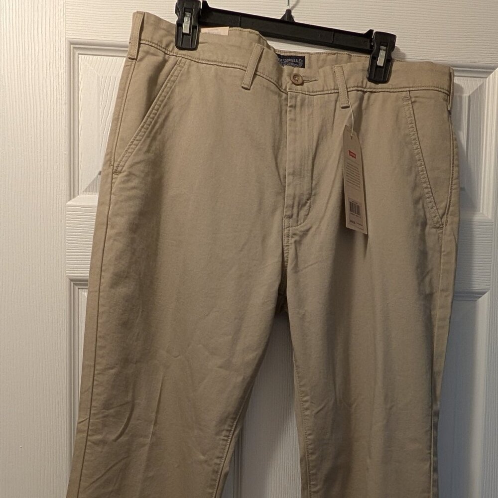 Levis Strauss Two Horse 34 X 30" Straight pants Extra Room Thigh Stretch NWT